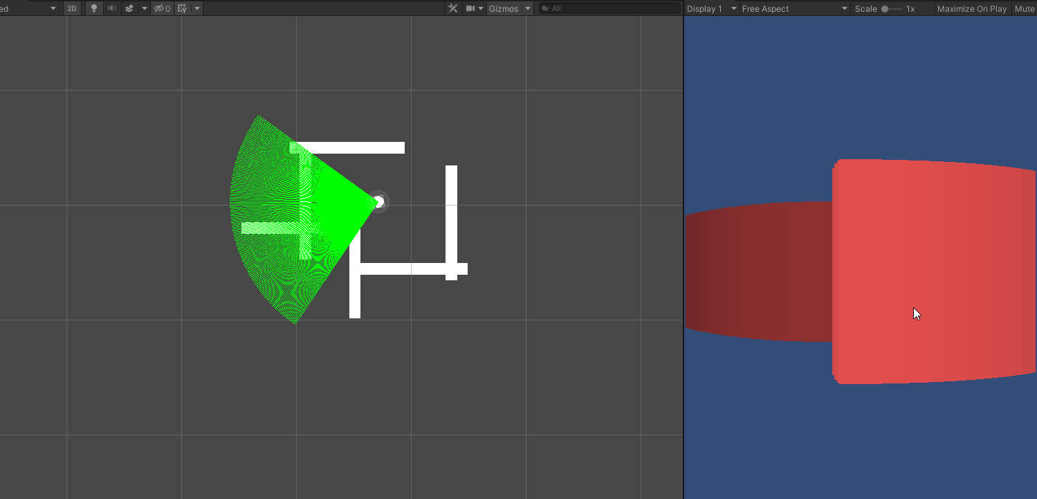 Example of the renderer using the new luminosity calculator