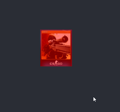 Hovering over the center of the card causes strange rotation snapping effects